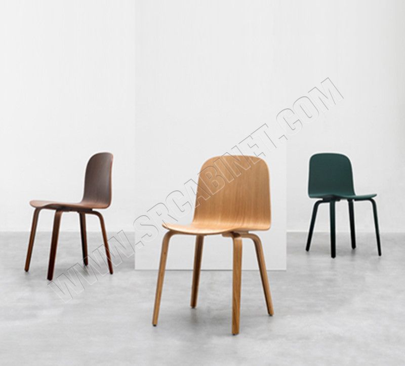  modern solid customizable color high back simple antique design cafe restaurant dining chair