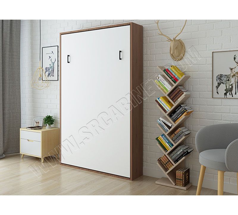 Optional sizes apartment folding Modern Wall Mounted Bed