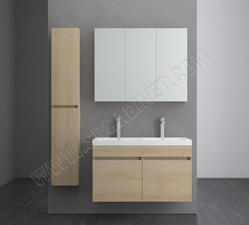 European modern style bathroom Vanity / Double Sink Bathroom Cabinets