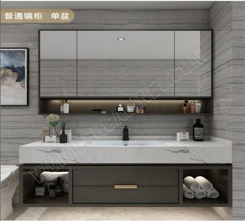 Wholesale Bathroom Vanities Modular Bathroom Furniture PVC  Bathroom Cabinet