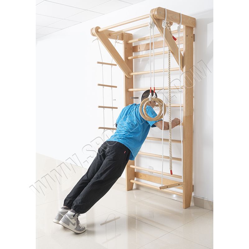 Wall Bars Wood Stall Bar Swedish Ladder Home Gym Gymnastic Climbing Factory