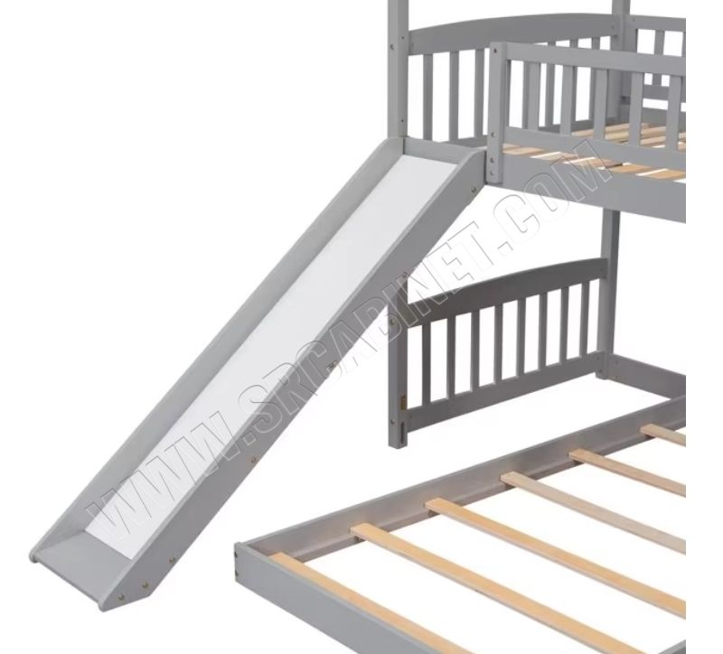Children's Bunk Bed For Two Kids Factory Made Solid Wood Customized Bed Furniture