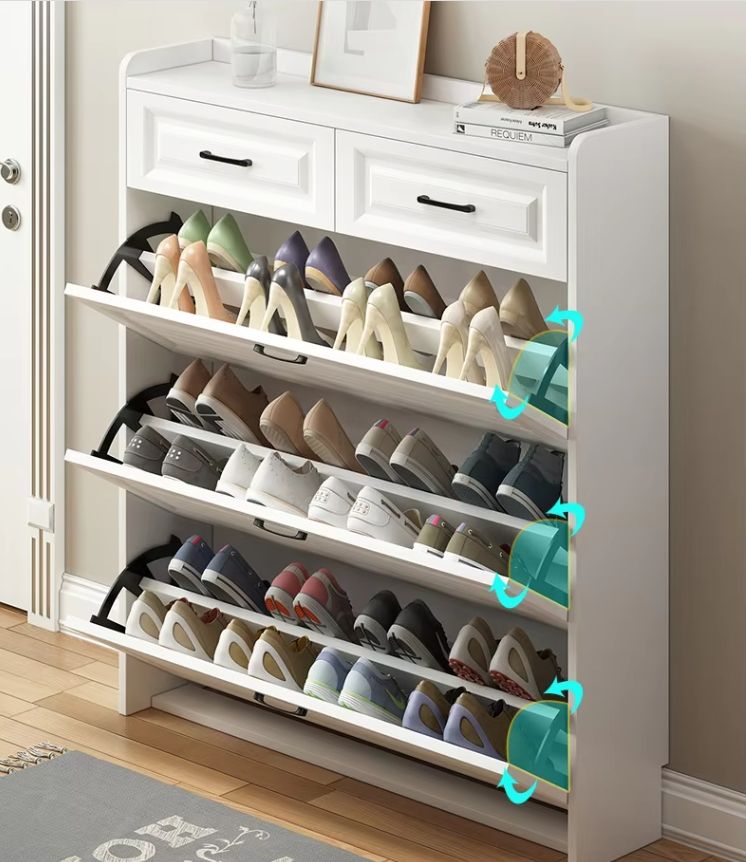 Living room furniture wood pallet shoe rack cabinet wooden shoe storage cabinet shoe rack designs