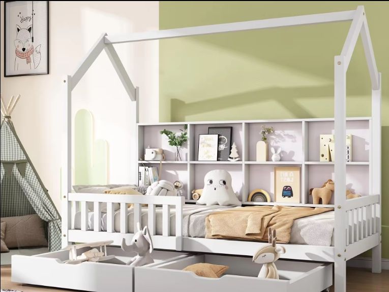 KIDS best price wooden tree house bunk bed kids in children beds with drawers