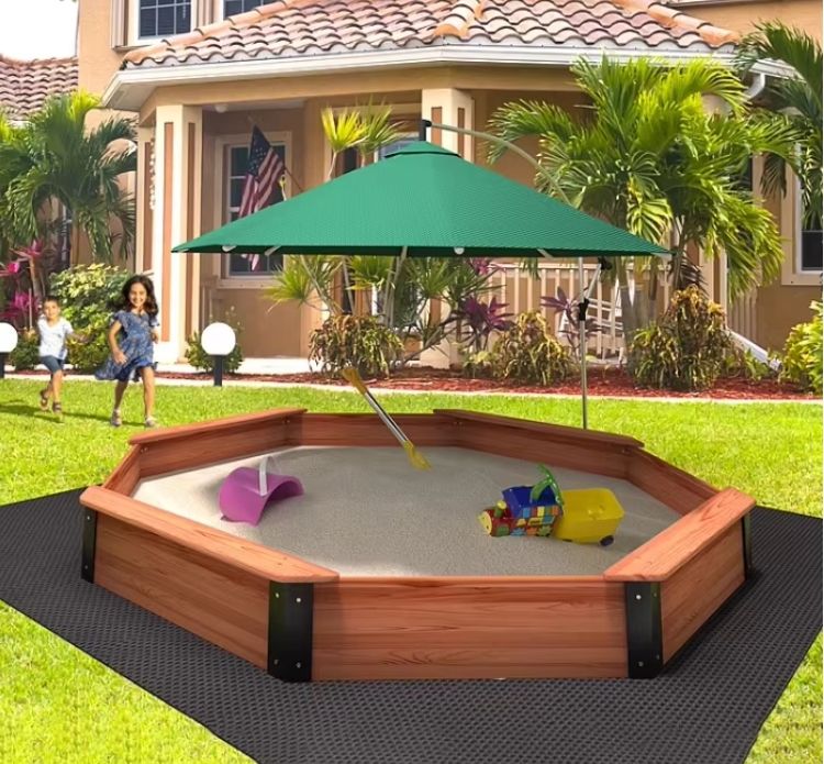 Children's Outdoor Large Sand Pit Fence Kindergarten Outdoor Furniture Toy Set for Baby Courtyard for Playground Sand Pool