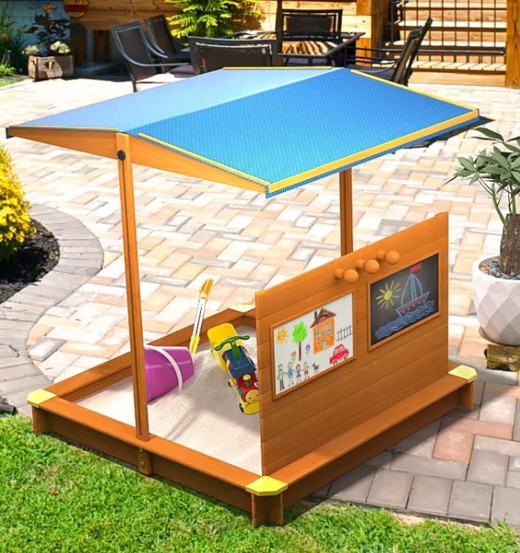 Children's Outdoor Large Sand Pit Fence Kindergarten Outdoor Furniture Toy Set for Baby Courtyard for Playground Sand Pool