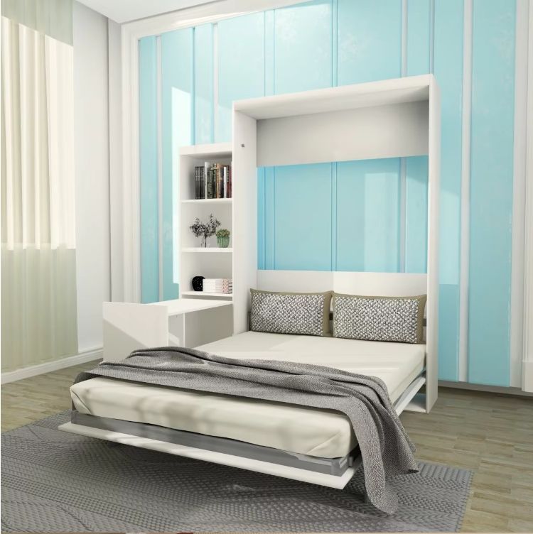 Invisible folding side-folding hidden wall wardrobe hidden wall multifunctional hardware accessories Murphy bed