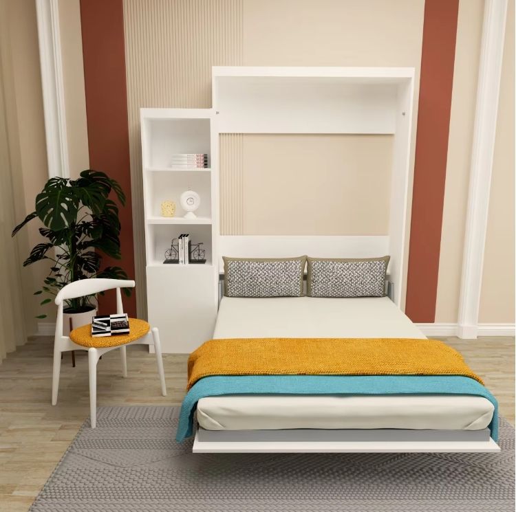Invisible folding side-folding hidden wall wardrobe hidden wall multifunctional hardware accessories Murphy bed