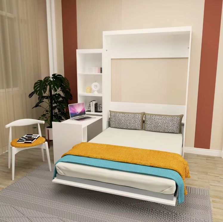 Invisible folding side-folding hidden wall wardrobe hidden wall multifunctional hardware accessories Murphy bed