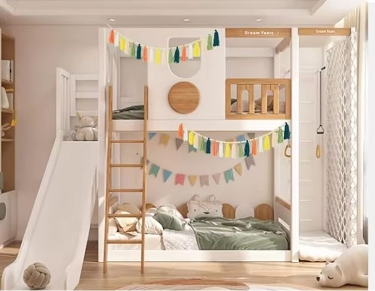 Factory Direct Wooden Furniture Double Bed Solid Wood Bunk Bed With Stairs/ladders Bunk Bed For Adult/Children
