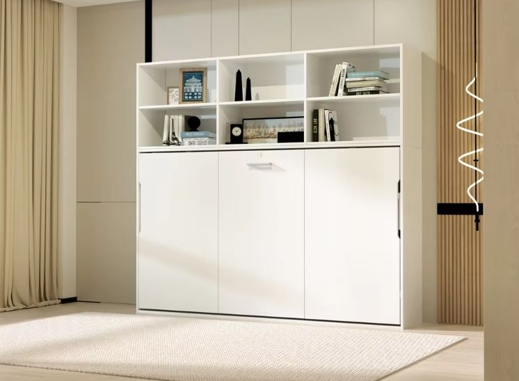 Manual Murphy Bed Frame Easy Install Operation Pull-Out Floding Hidden Wall Bed Mechanism