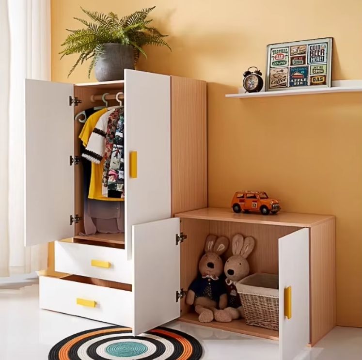 Children's Home Use Cabinets-Newborn Baby Short Wardrobe for Kids