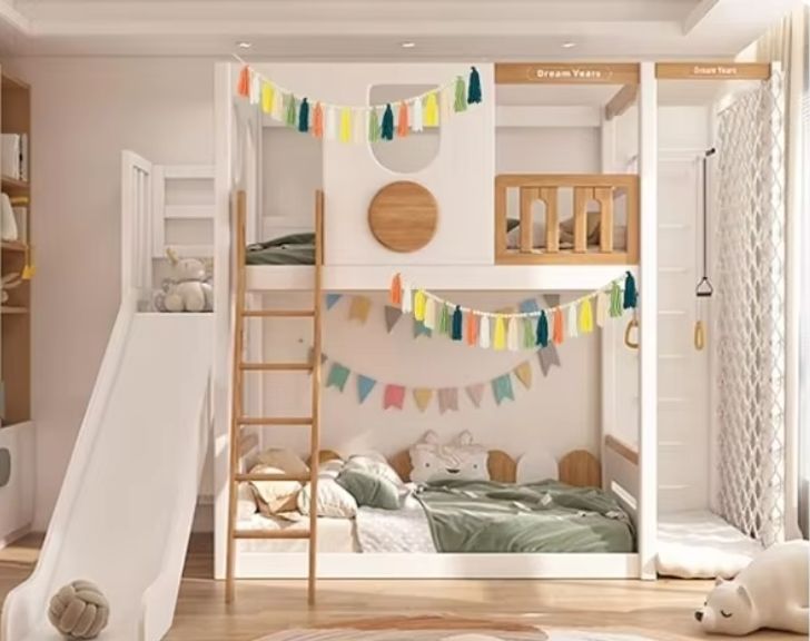 Factory Direct Wooden Furniture Double Bed Solid Wood Bunk Bed With Stairs/ladders Bunk Bed For Adult/Children