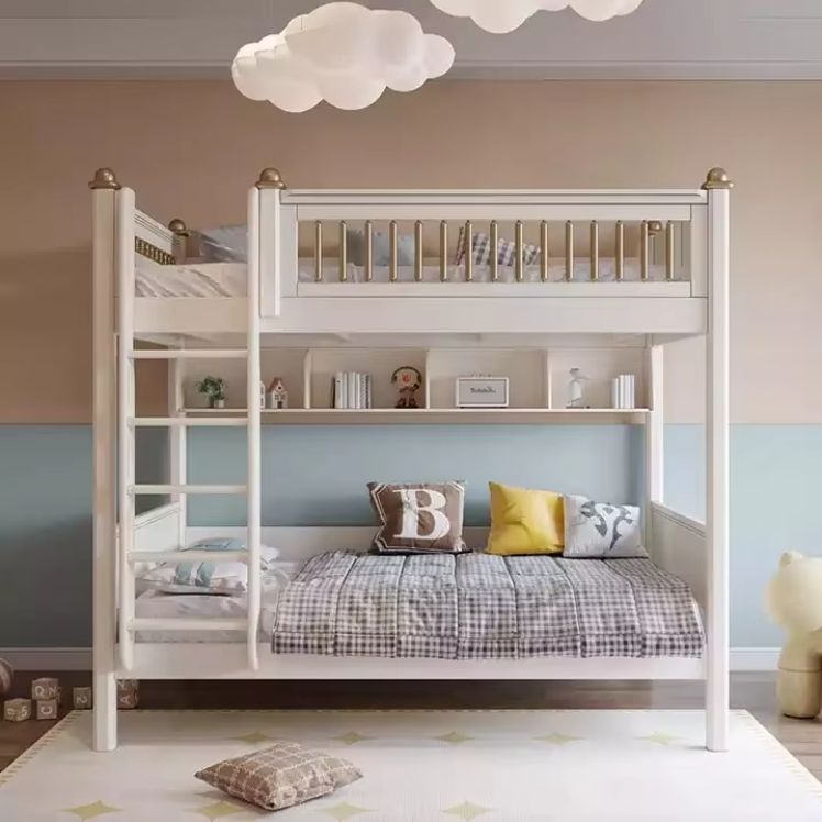 Factory Direct Sales High Quality Eco-friendly Safe Non-toxic Double Children Bunk Bed Kids New Bunk Bed for Kids