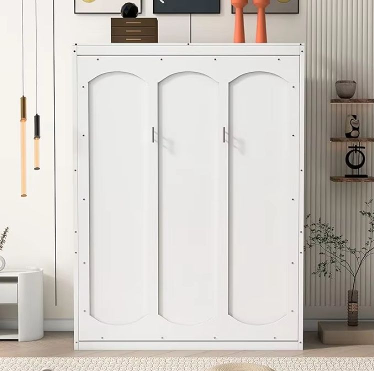 Single Retractable Folding Murphy Bed for Small Households and Apartments Hidden in Bedroom Walls