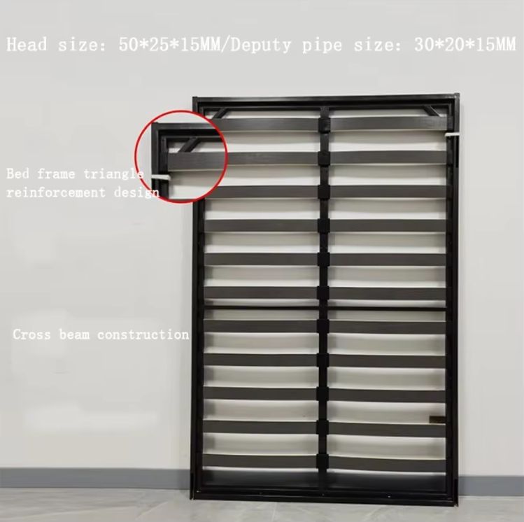 Multifunctional hardware accessories bed frame indoor invisible beds murphy folding wall bed