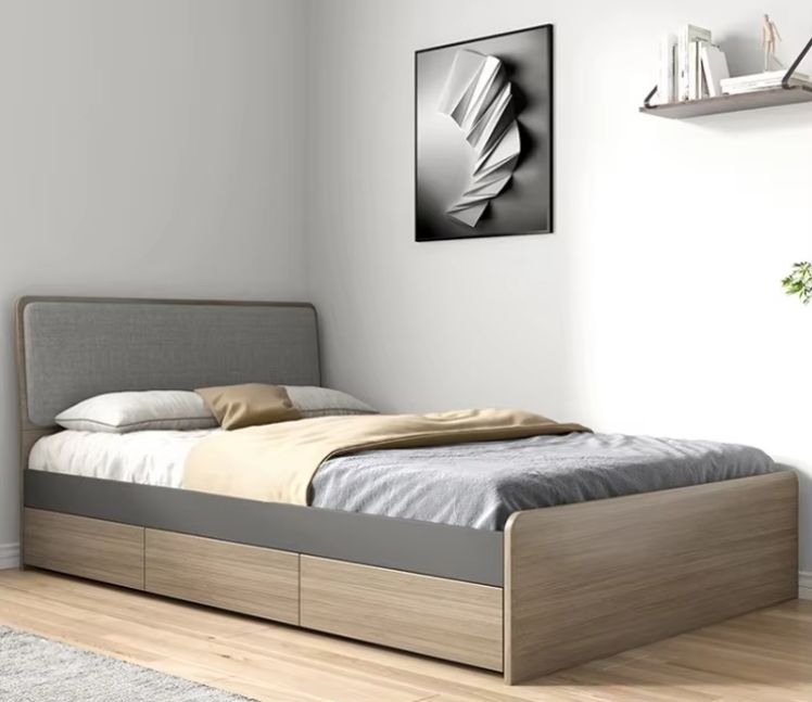 cheap wooden box bed design bedroom furniture wooden beds