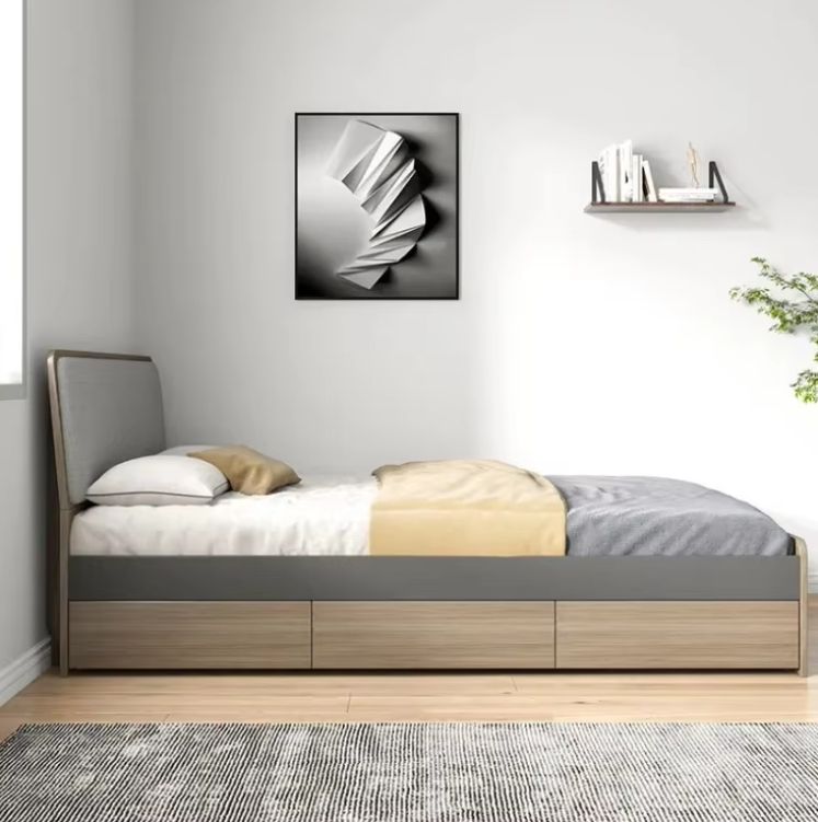 cheap wooden box bed design bedroom furniture wooden beds