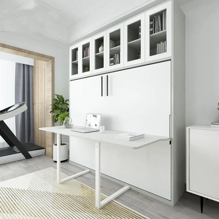 Factory directly portable murphy bed metal iron tube coating folding wall bed with powder