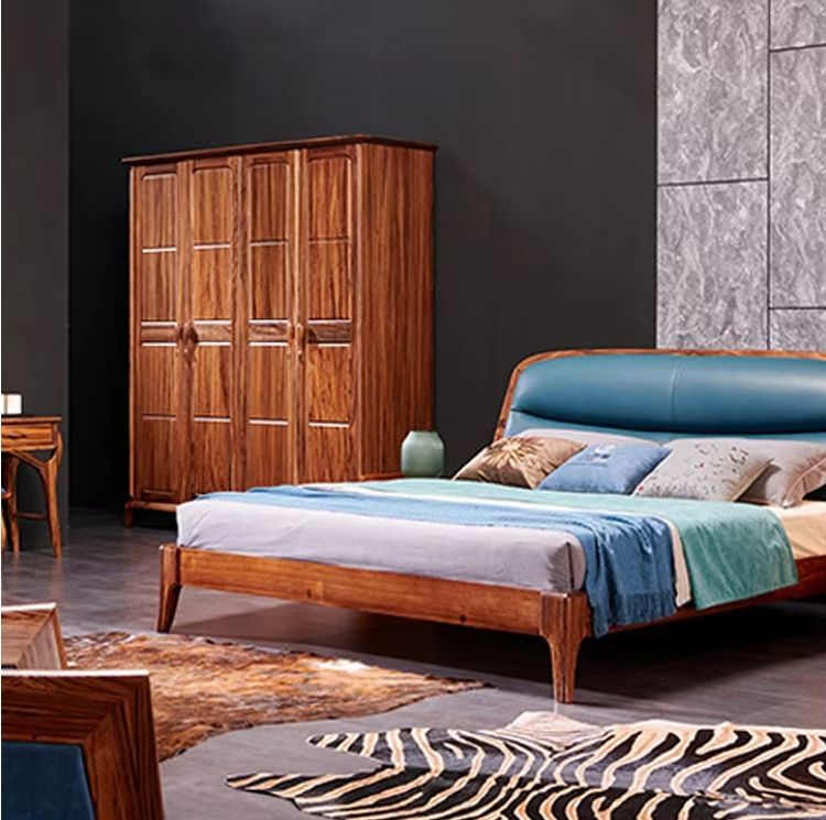 Sunrise bedroom furniture set solid wood bed room set bedroom furniture modern bedroom set luxury king size furniture