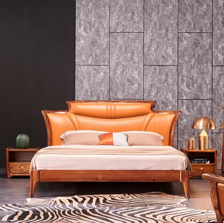 Sunrise bedroom furniture set solid wood bed room set bedroom furniture modern bedroom set luxury king size furniture