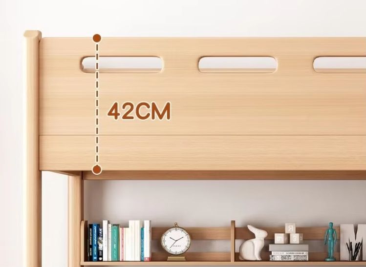 Kids Bunk Bed Solid Wooden Bedroom Furniture Double Bunk Beds with Stairs for Children