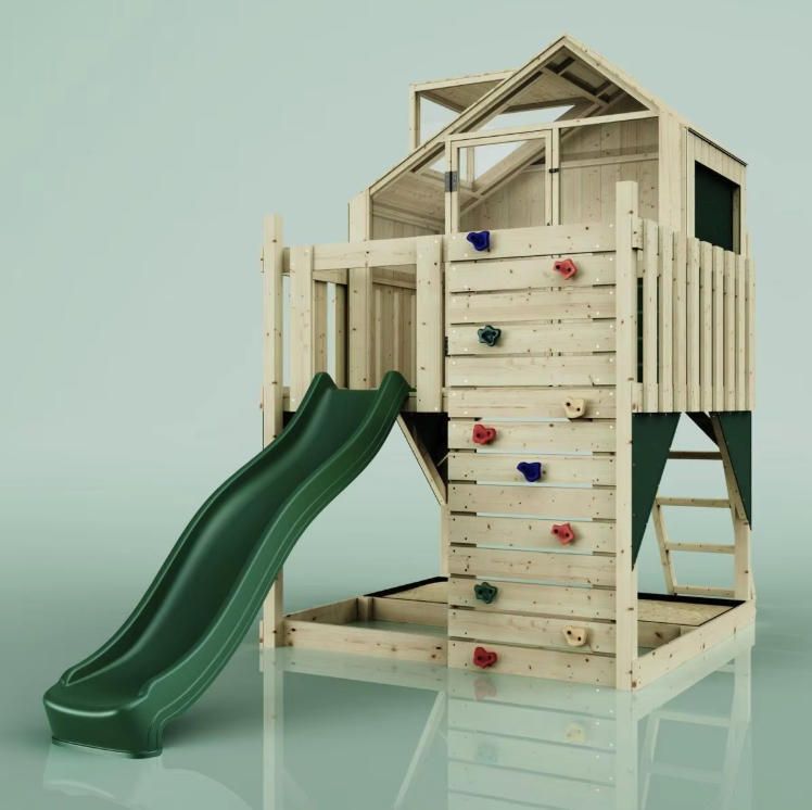 Multifunctional Large Children's Climbing Frame Indoor and Outdoor Wooden Structure