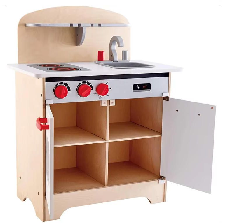 Hot Selling Wooden Play Set for Kids Children's Pretend Role Play Kitchen Toy for Toddlers