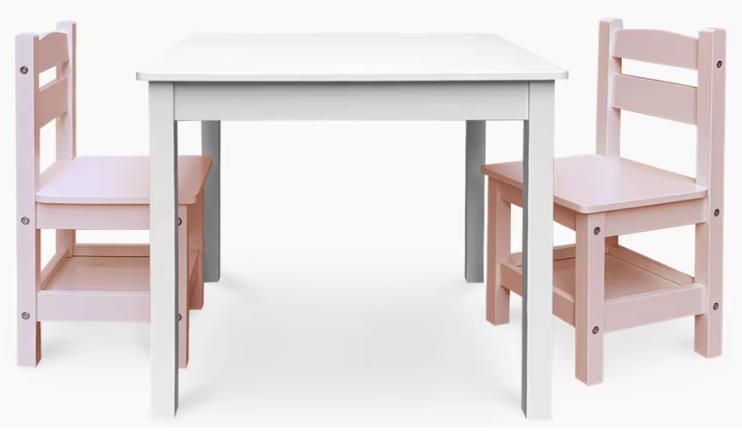 Modern Design Children's Desk and Toy Table for Kindergarten Kids' Study in School or Living Room Made of Wood