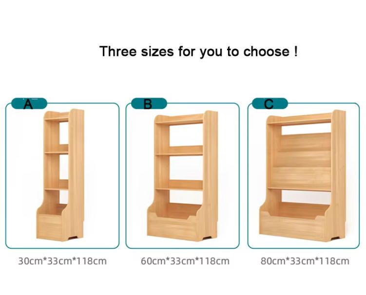 Wholesale Brand New High Quality Wood Furniture Bookcases Industrial Storage Racks for Home School Bedroom Living Room Gym