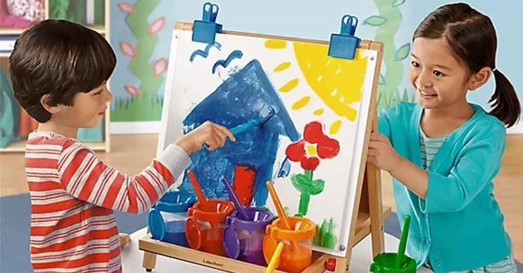 Vintage Kids School Furniture Deep Shelf Wooden Bookcase Classic Birch All-In-One Storage Unit at Lakeshore