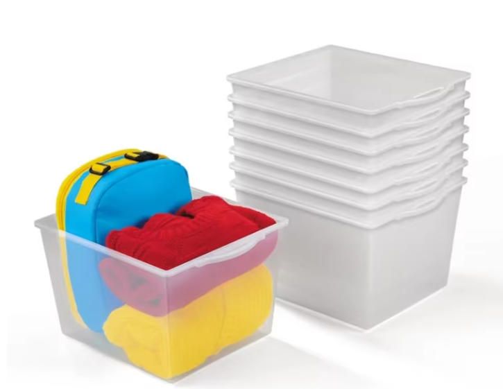 Custom Wooden Furniture for Children Classic Birch Coat Lockers for 8 at Lakeshore