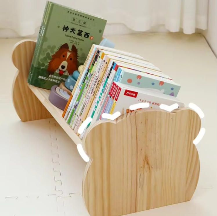 Modern Animal Shaped Children's Bookshelf Floor Standing Bookcase for Kids for School Bedroom Living Room Mall Supermarket