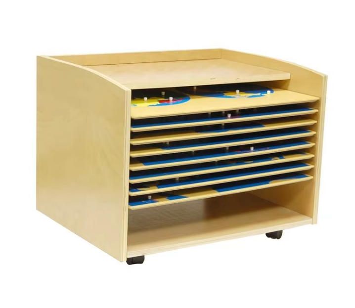 Modern Classic Birch Tabletop Communication Center Children's Furniture for School Bedroom Living Room Available at Lakeshorey