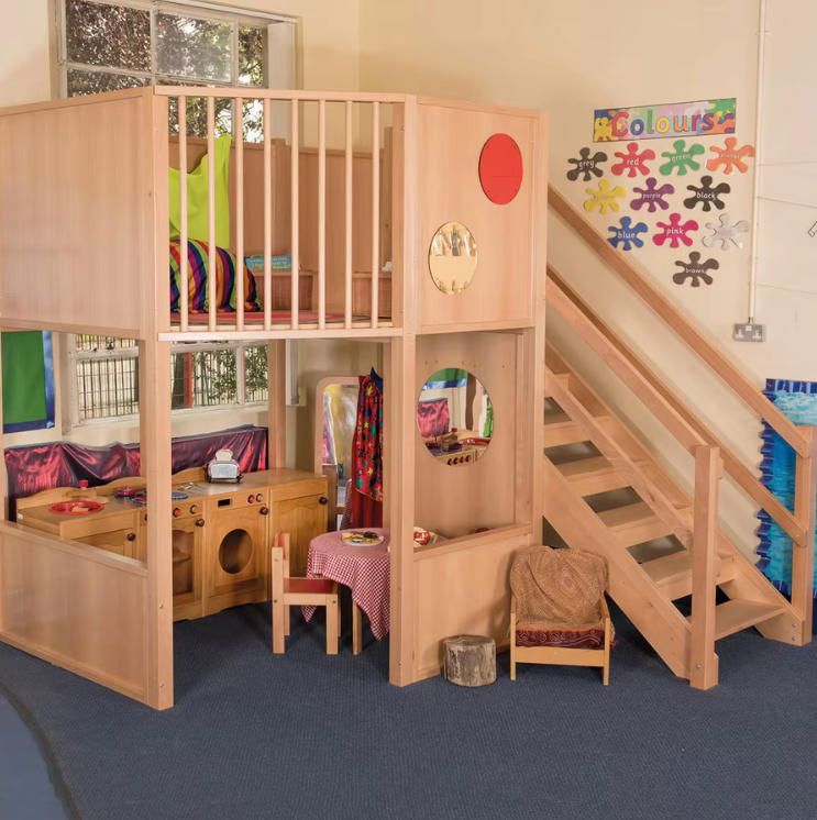 Customizable Eco-Friendly Indoor Playground Equipment Professionally Designed Wooden Play for Children Safe & Secure