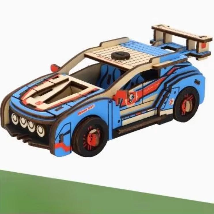 Handmade DIY 3D Assembly Model Wooden Puzzle Educational Truck Toys for Boys by Woodcrafts