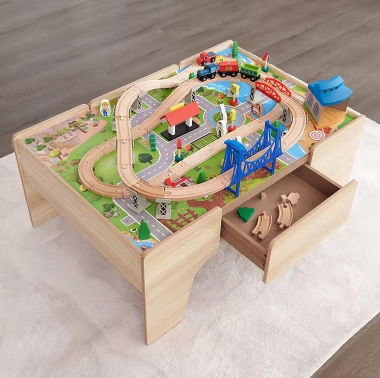 Custom Mass Production Children's Game Table High Quality Wooden Toys for Kids