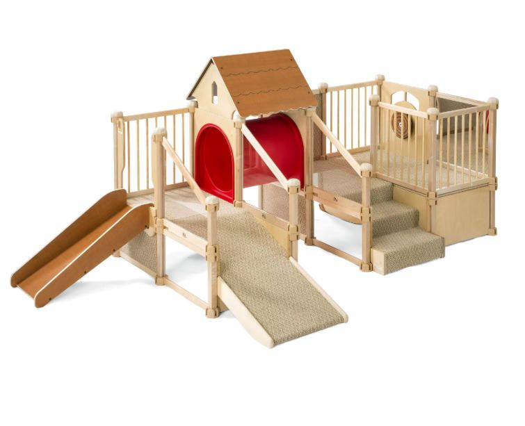 Customizable Safe & Eco-Friendly Indoor Playground Equipment Professionally Designed Wooden Play for Children