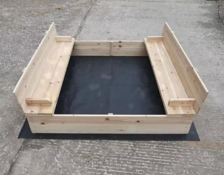 Large Outdoor Sandbox Toy Set for Kids Home Play Sand Pit with Playground Equipment Amusement Equipment