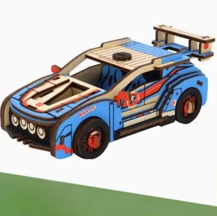 Handmade DIY 3D Assembly Model Wooden Puzzle Educational Truck Toys for Boys by Woodcrafts