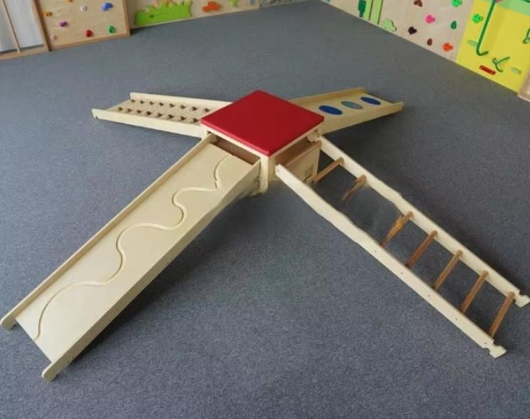 Space Baby Slide Walking Sensory Training Equipment Balance Beam Early Education Children's Climbing Frame