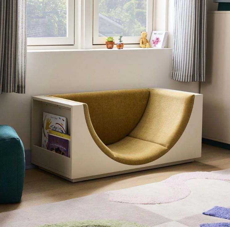Children's Reading Bookcase with Curved Seat New Design Other Kids' Furniture
