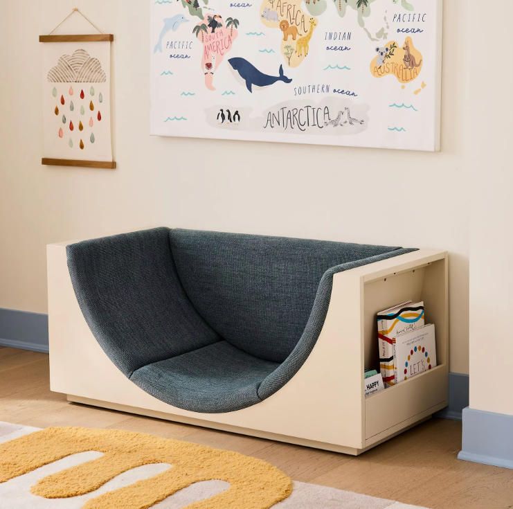 Children's Reading Bookcase with Curved Seat New Design Other Kids' Furniture