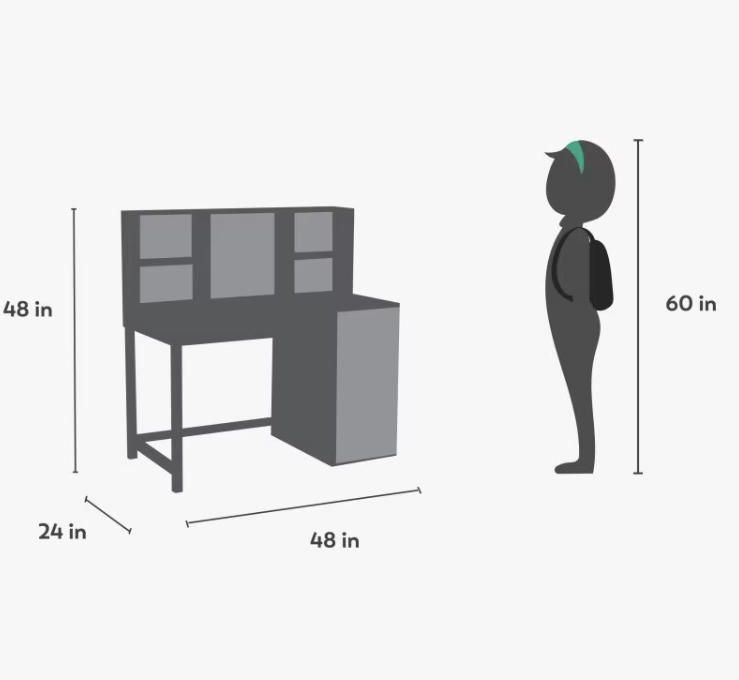 Replaceable MDF Wood Stickers for Teen Study Table Play Pattern for Living Room or Home Office