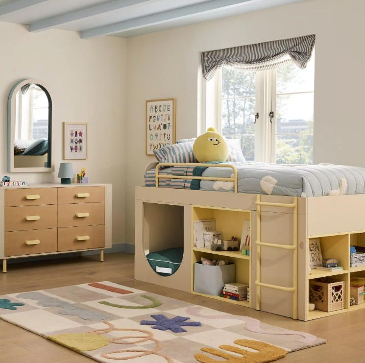Modern Style Kids' Lockers Wood Cabinets for Bedroom