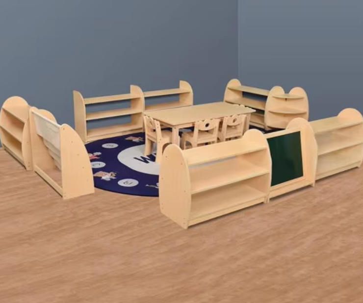 Montessori Wooden Toy Storage Shelf for Kindergarten and Early Education Centers Handcrafted Woodcrafts