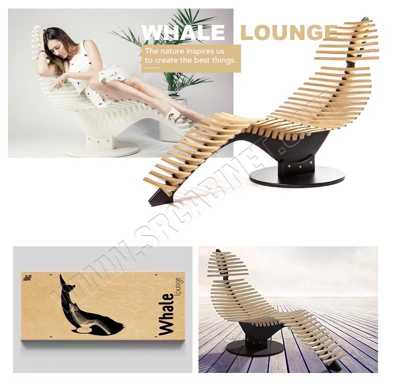 China Manufacture Modern Design Lounge Wooden Chairs Sleeping Sun Lounge Chair