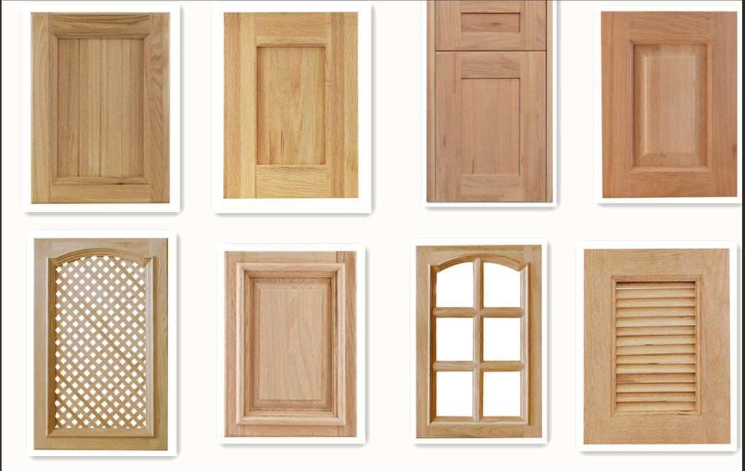 Classic oak raided door style European design kitchen cabinet