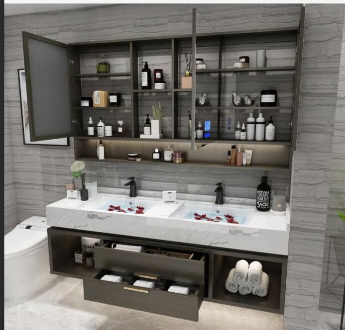 Wholesale Bathroom Vanities Modular Bathroom Furniture PVC  Bathroom Cabinet