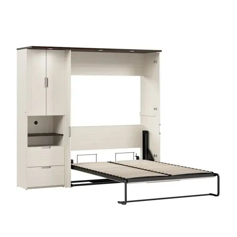 Smart Furniture Bedroom Set Murphy Bed Hidden Wall Bed Vertical Bed Frame